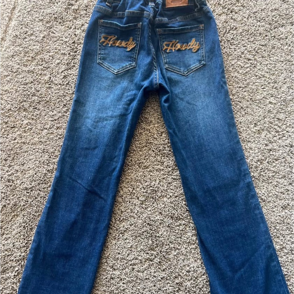 Ranch Dress’n Howdy bootcut western jeans girls med 8-10
